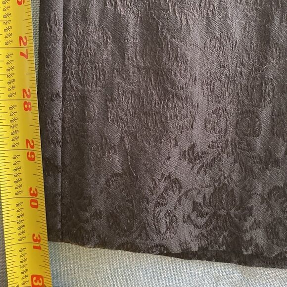 ❤️Last Chance Dana Buchman cotton blend black paisley cigarette pants size 14 - Picture 10 of 10
